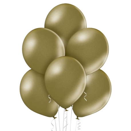 25 Ballons nacrés Ø 12cm taupe