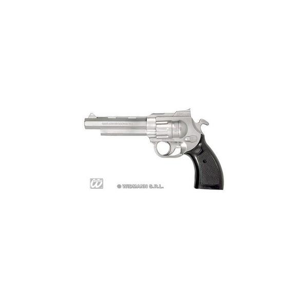ATOSA - Faux pistolet argenté avec badge de police - Accessoires