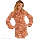 Robe disco groovy style orange